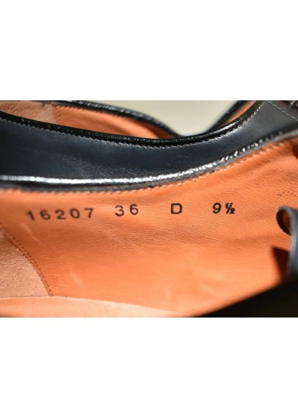 New! Santoni Nicolo Cap Toe Oxford Dark Gray Leather Size 9.5 D DD37